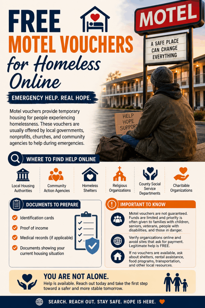 Free Motel Vouchers for Homeless