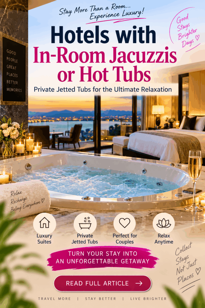 Hotels with In-Room Jacuzzis and Private Hot Tubs