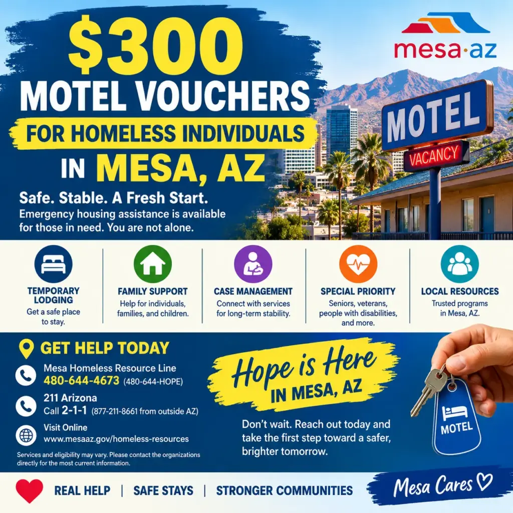 motel vouchers for homeless in mesa az